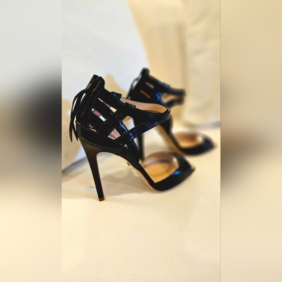 Jerome Rousseau Black Heels - Picture 1 of 8